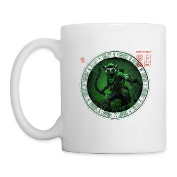 Chemise de jeu de société, jeu de société, en colère Katta Archer - Mug blanc - blanc - Gauche
