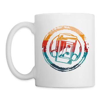 Portable Cassette Player Retro - Mug - white - Left