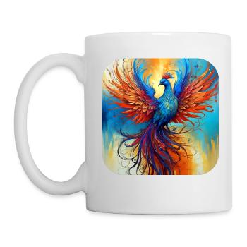 Proud Phoenix of Fire - Mug - white - Left
