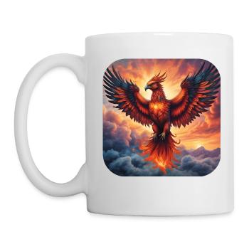 Proud Phoenix of Fire - Mug - white - Left