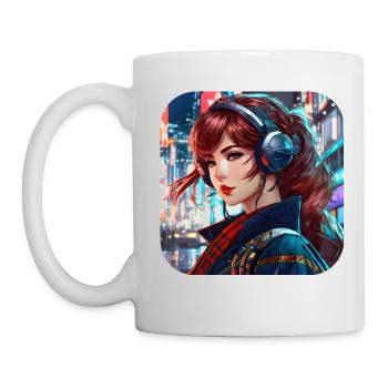 Cool Hip Hop Girl - Mug - white - Left
