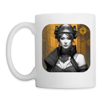 Cooles Fantasy Girl - Tasse - Weiß - Links