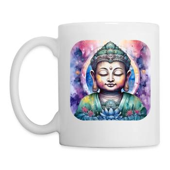 Mystical Spiritual Buddha - Mug - white - Left