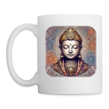 Mystical Spiritual Buddha - Mug - white - Left