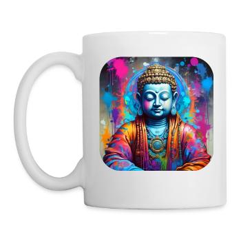 Mystical Spiritual Buddha - Mug - white - Left