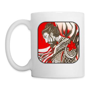 Proud Samurai Warrior - Mug - white - Left