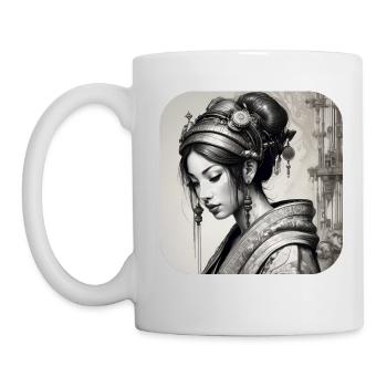 Cooles Fantasy Girl - Tasse - Weiß - Links