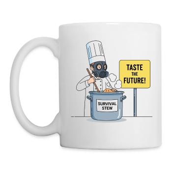 Taste the Future ! - Tasse - Weiß - Links