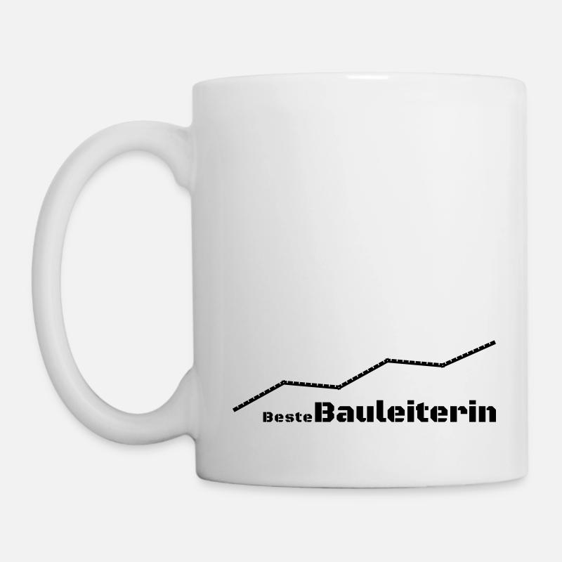 Meilleure chef de chantier - Mug blanc - blanc