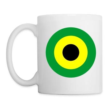 Jamaika Jamaica Reggae & Ska Mod Target - Mug - white - Left