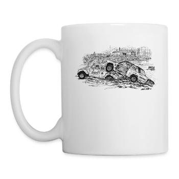 Folkrace - Tasse - Weiß - Links