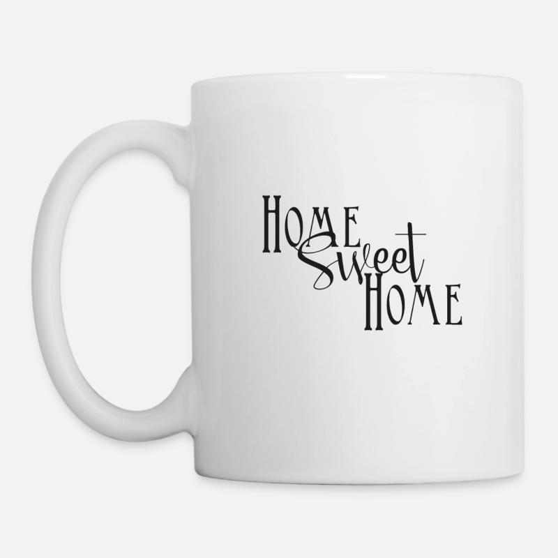 Süßes Zuhause - Tasse - Weiß