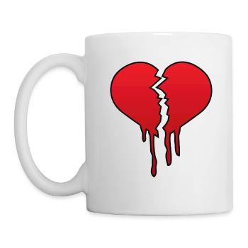 Broken heart eu - Mug - white - Left