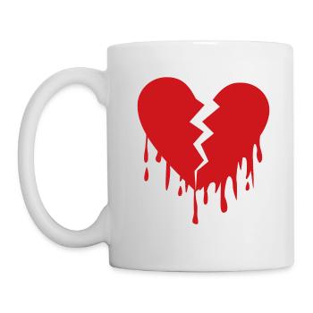 Broken heart eu - Mug - white - Left