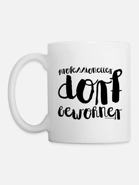 professioneller Dorfbewohner - Tasse - Weiß