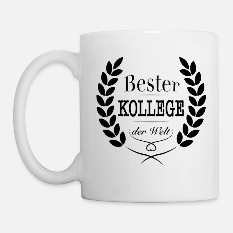 Bester Kollege der Welt - Tasse - Weiß