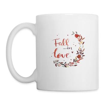 Herbst - Tasse - Weiß - Links
