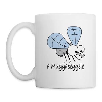 typisch schwäbische Sprüche Schwaben Spruch lustig - Tasse - Weiß - Links
