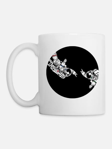 Astronautenfreunde - Tasse - Weiß