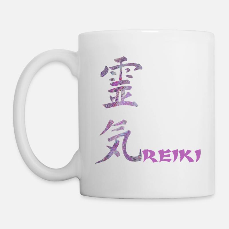 reiki japonais e 62 - Mug blanc - blanc