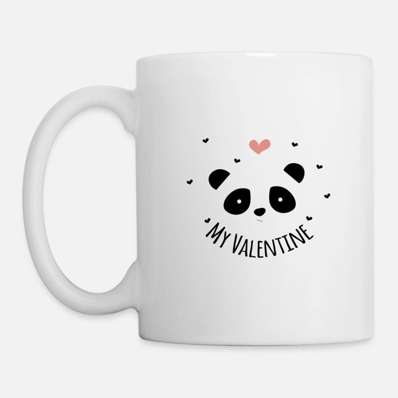 Mon panda valentine - Mug blanc - blanc