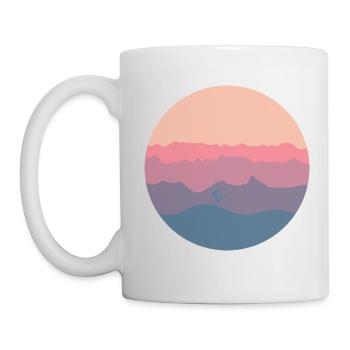 Mountain bike mountain mtb bike MTB bike outdoor - Mug - white - Left