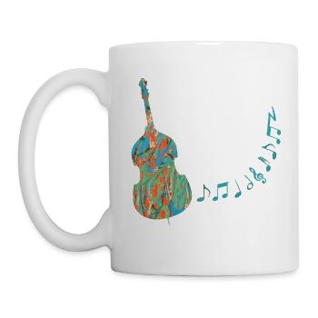 kontrabass e 4 - Tasse - Weiß - Links