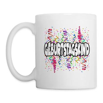 geburtstagskind geburtstag das geburtstags kind - Tasse - Weiß - Links