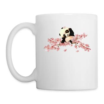 Panda mignon - Mug blanc - blanc - Gauche