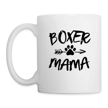 German boxer dog mom gift - Mug - white - Left