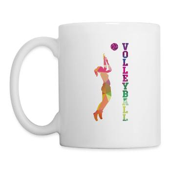 Set de volleyball cadeau de joueur de volleyball - Mug blanc - blanc - Gauche