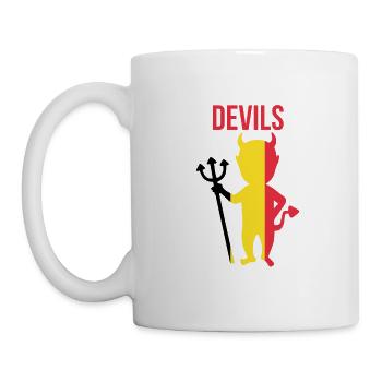 Belgien Fussball National Geschenk - Tasse - Weiß - Links