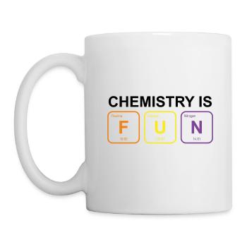 Chemistry Fun Chemie Spruch Geschenk - Tasse - Weiß - Links