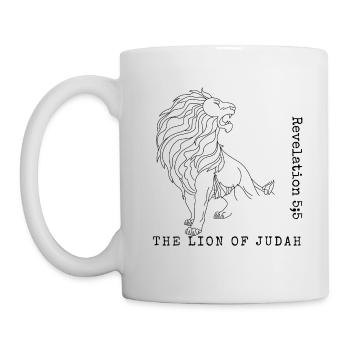 the lion of judah - Tasse - Weiß - Links
