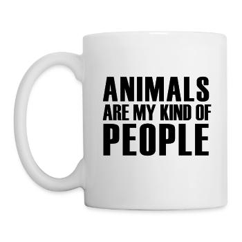 Protection des animaux Droits des animaux - Mug blanc - blanc - Gauche