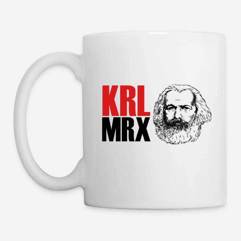 Karl Marx KRL MRX Geschenk - Tasse - Weiß
