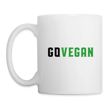 Go vegan gift - Mug - white - Left