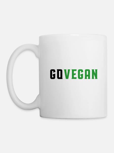 Go vegan gift - Mug - white