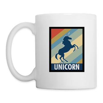 Mythisch Einhorn Unicorn Geschenk - Tasse - Weiß - Links