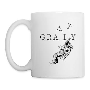 Astronaut Gravity Geschenk - Tasse - Weiß - Links