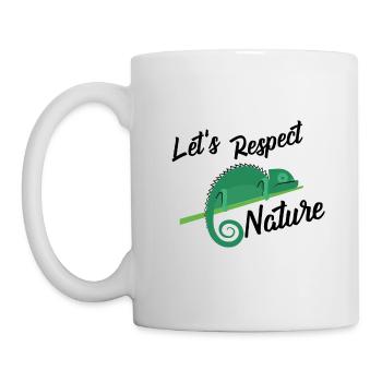 Environmental protection nature lovers say gift - Mug - white - Left