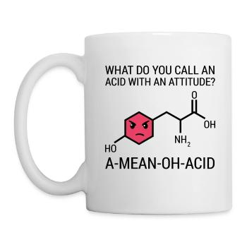 Chemie Spruch Organische Chemiker Geschenk - Tasse - Weiß - Links