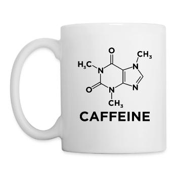 Coffee Chemistry Formula Caffeine Gift - Mug - white - Left