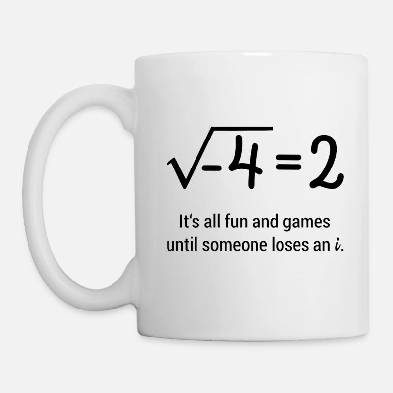 Math Math Say Cadeau étudiant - Mug blanc - blanc