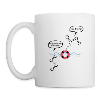 Formule de chimie disant cadeau de chimiste - Mug blanc - blanc - Gauche