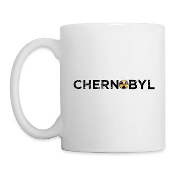 Tschernobyl Radioaktiv Atom Symbol Geschenk - Tasse - Weiß - Links