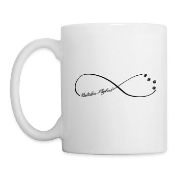 Cadeau de patte de berger de race de chien - Mug blanc - blanc - Gauche
