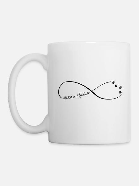 Cadeau de patte de berger de race de chien - Mug blanc - blanc