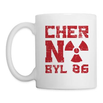 Chernobyl 1986 Nuclear Power Plant Gift - Mug - white - Left