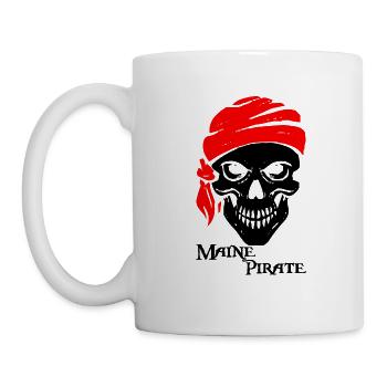 Pirate pirate Maine cadeau de pirate - Mug blanc - blanc - Gauche